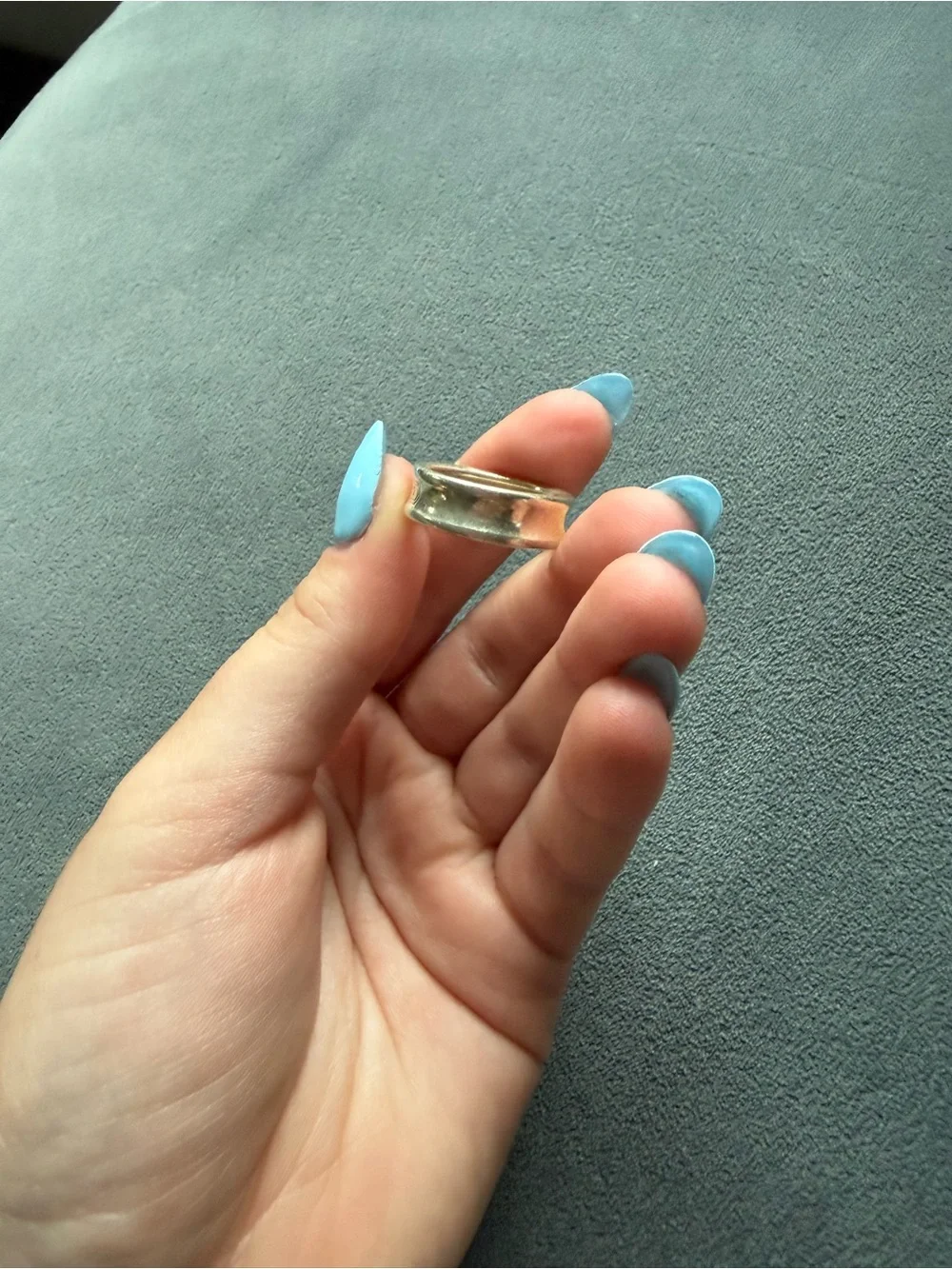 Tiffany & Co. Silver Band Ring with Stamped 1837 Detail size 6